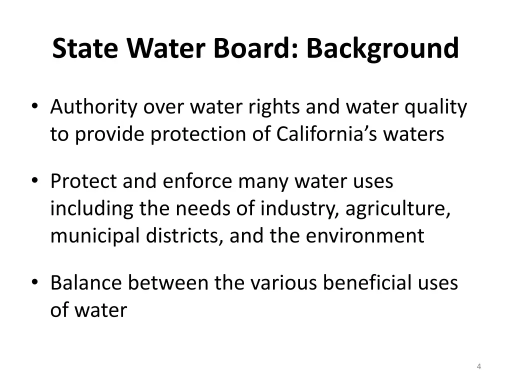 state water board background