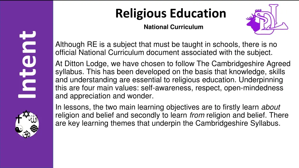 religious education national curriculum