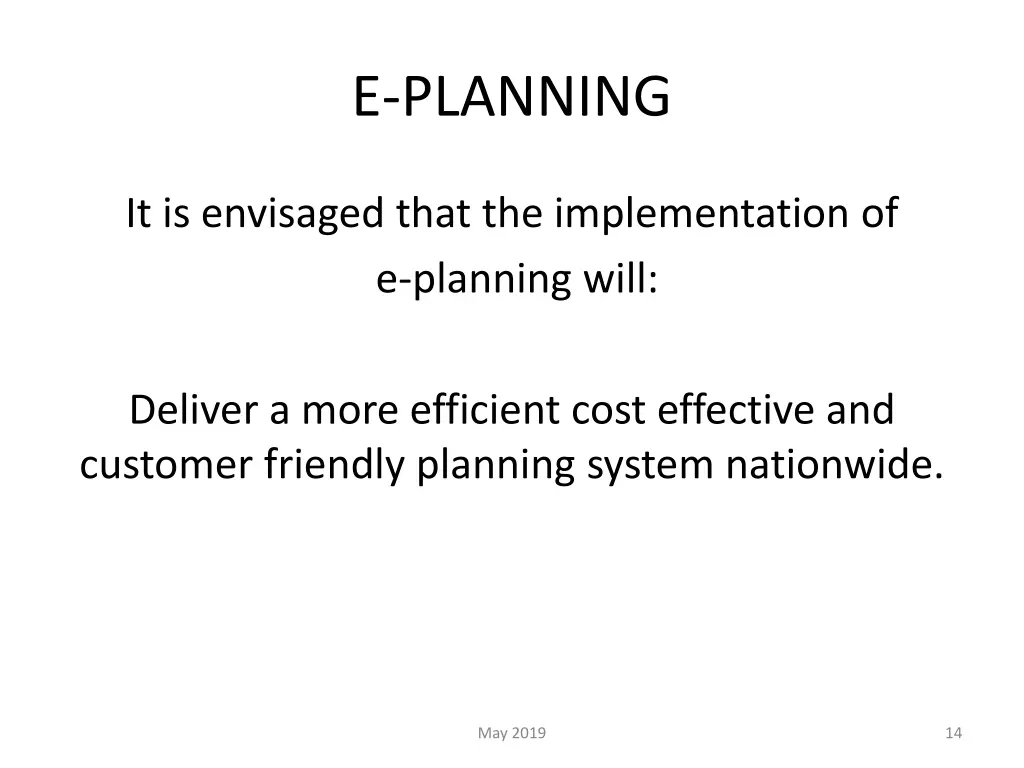 e planning 12