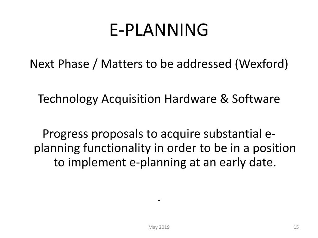 e planning 13