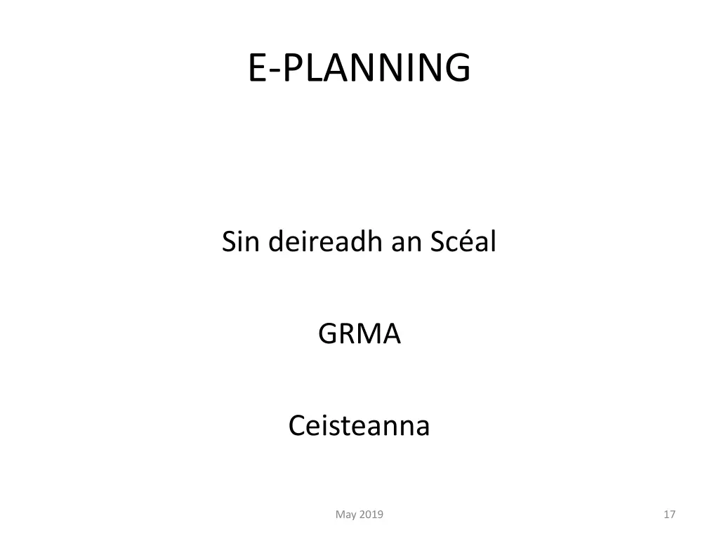 e planning 15