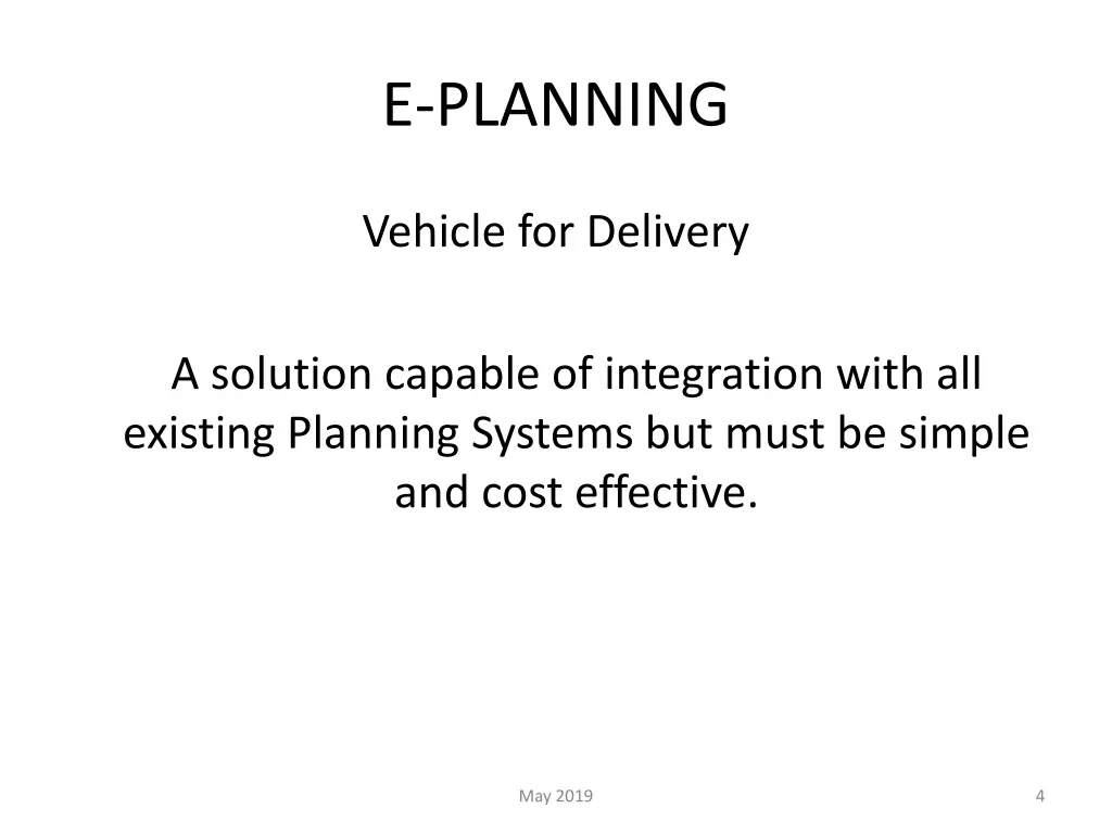 e planning 3