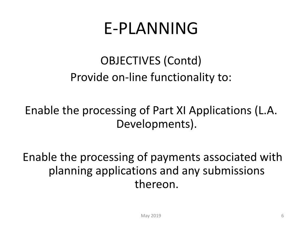 e planning 5