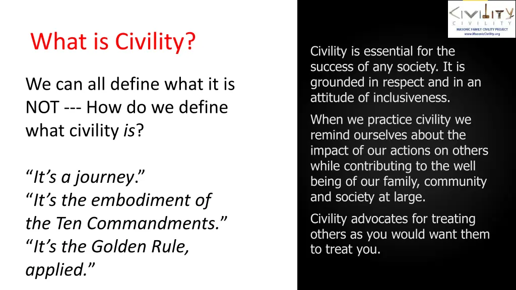 what is civility