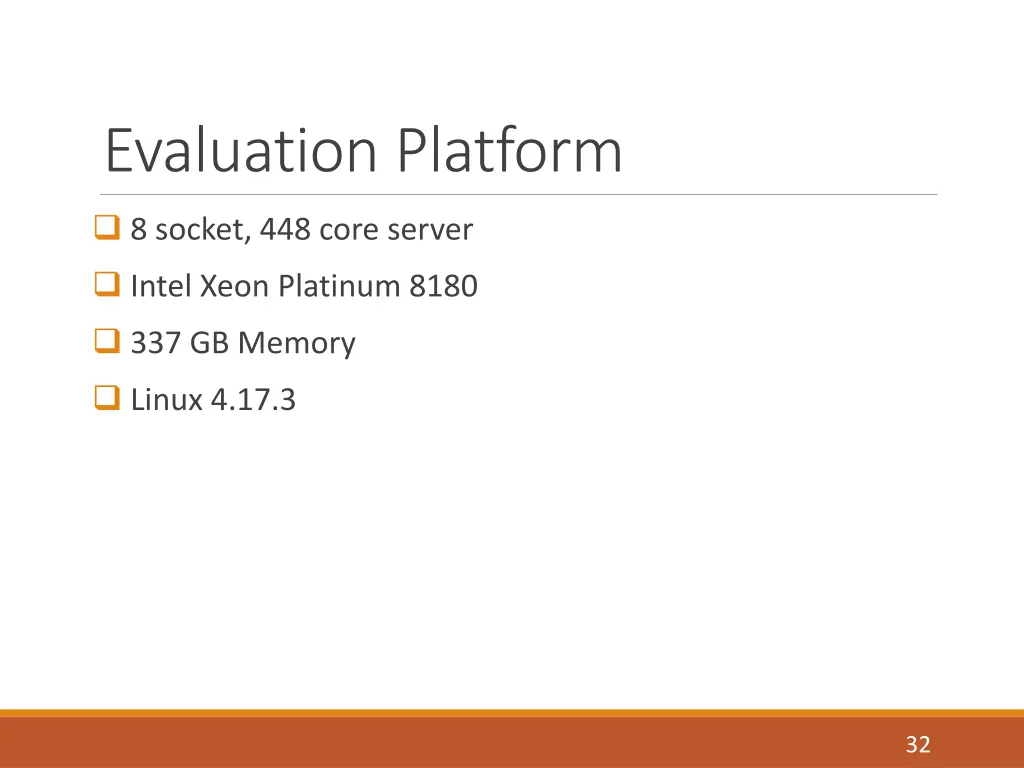 evaluation platform