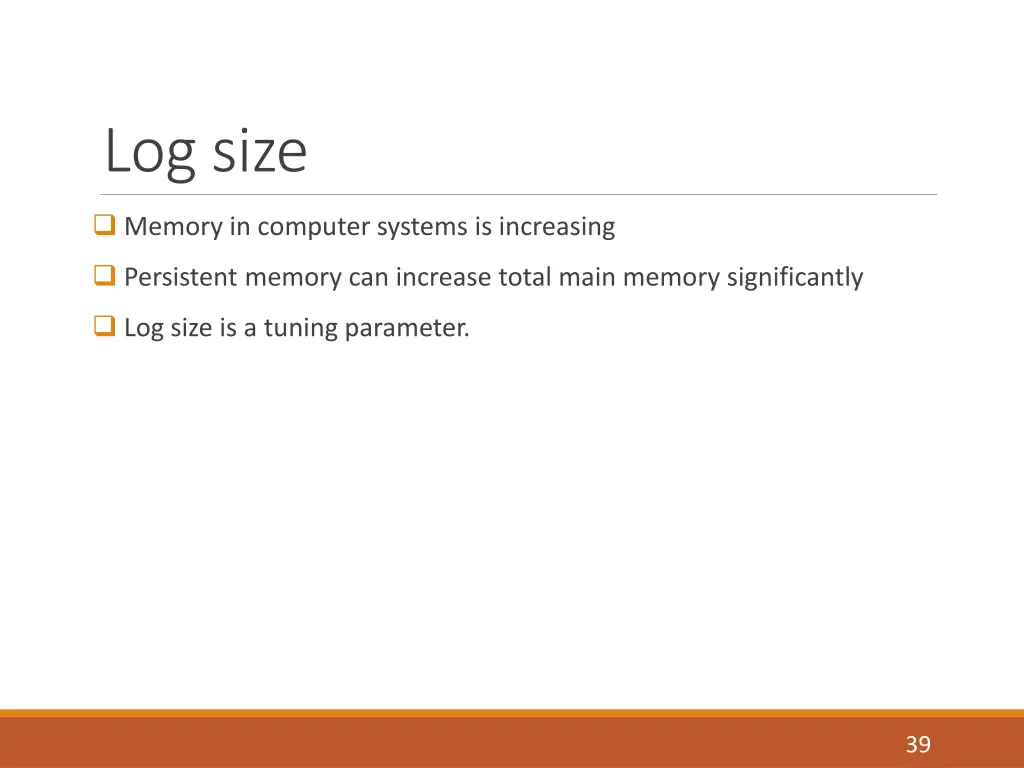 log size