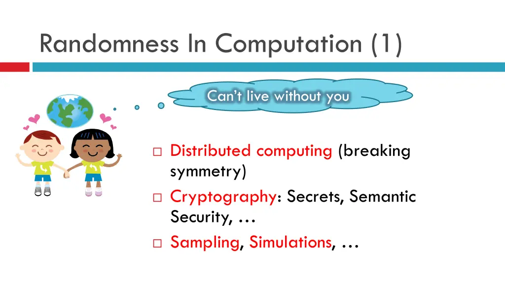 randomness in computation 1