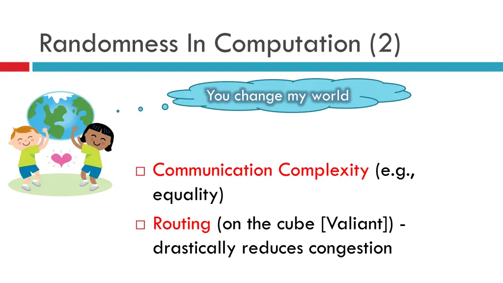 randomness in computation 2