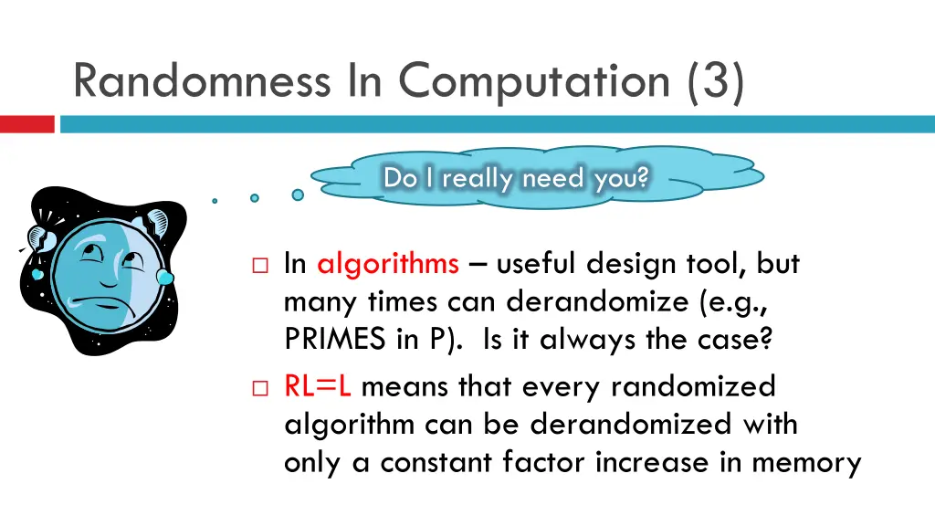 randomness in computation 3