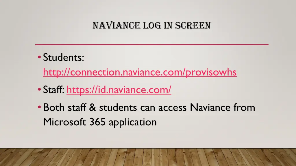 naviance log in screen