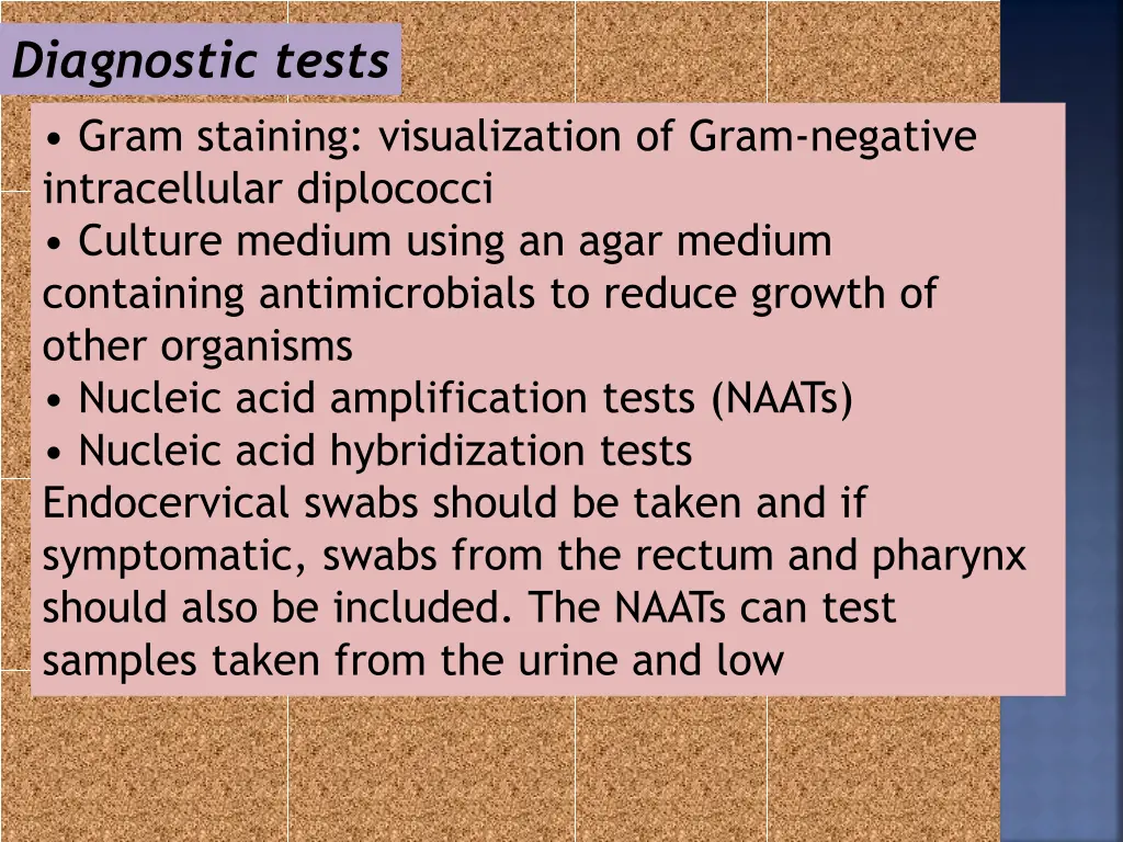 diagnostic tests gram staining visualization