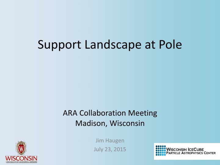 support landscape at pole