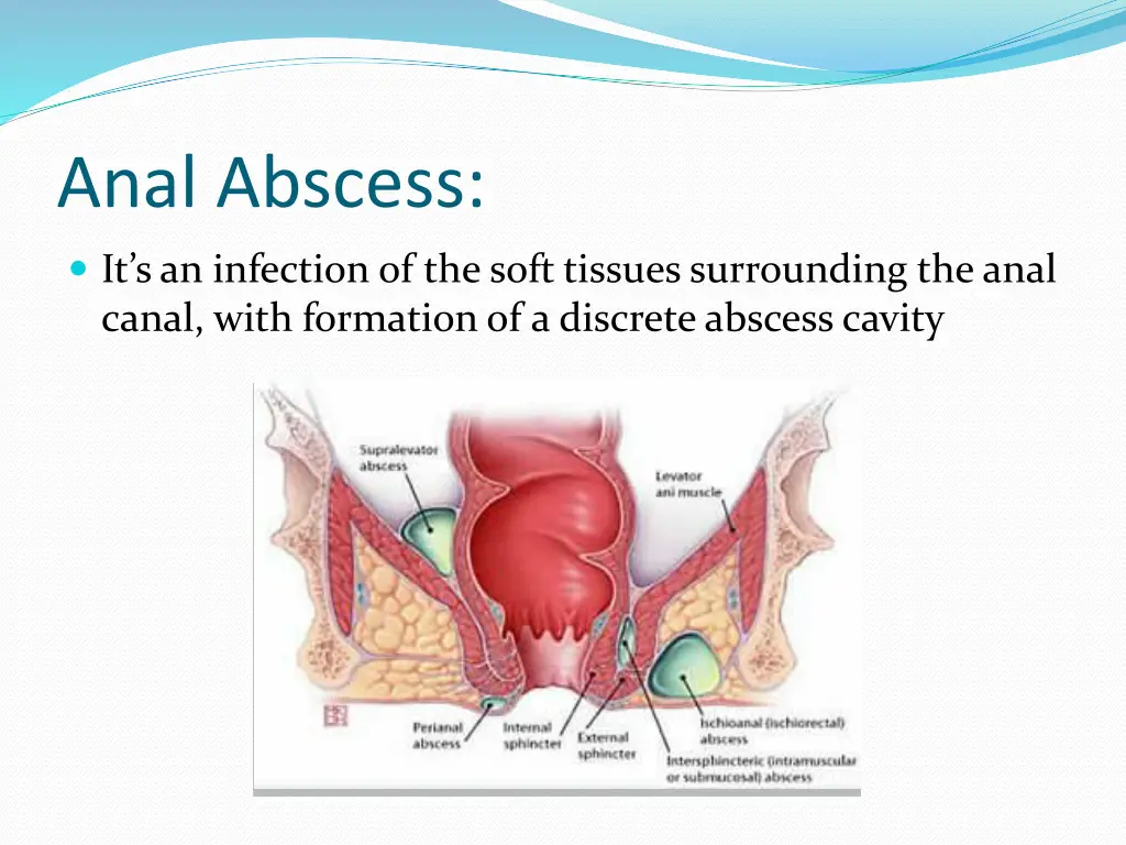 anal abscess