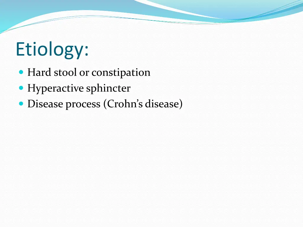 etiology 1