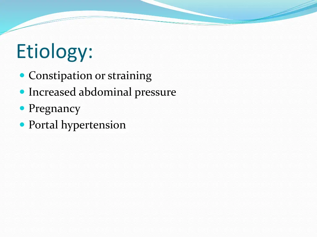 etiology