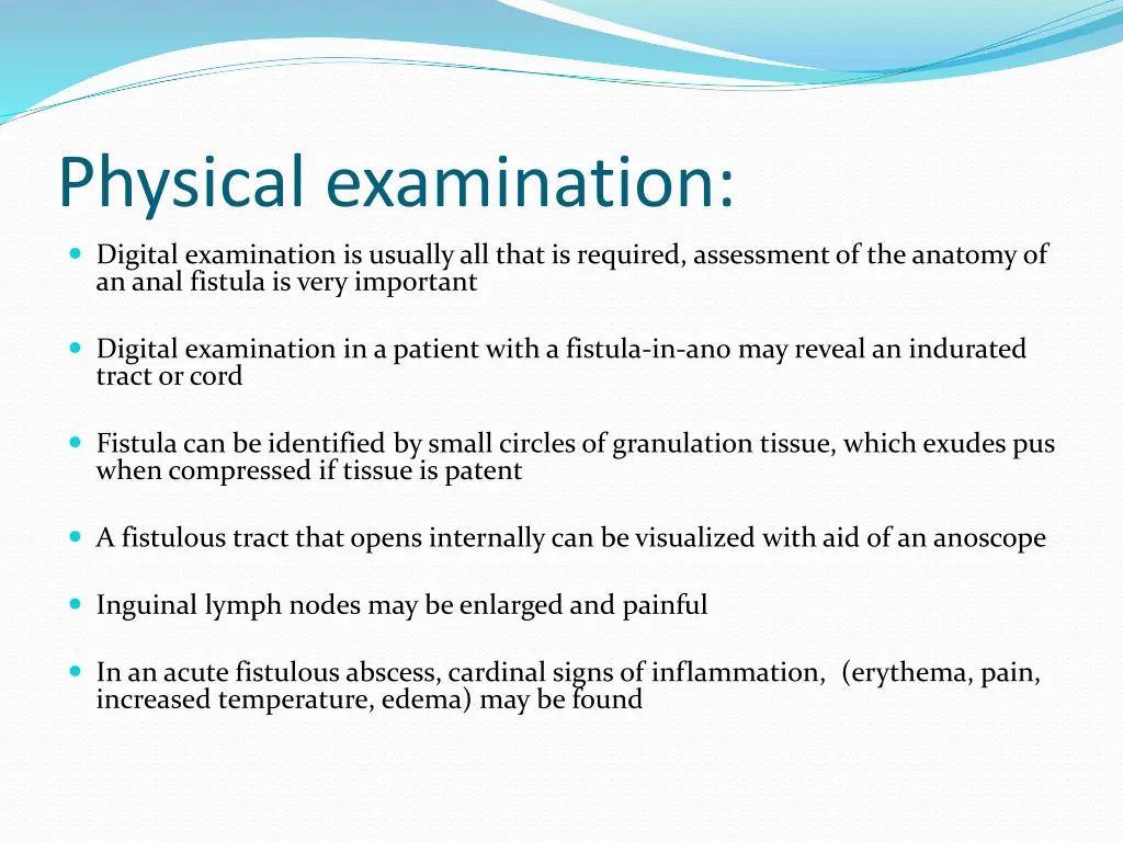 physical examination