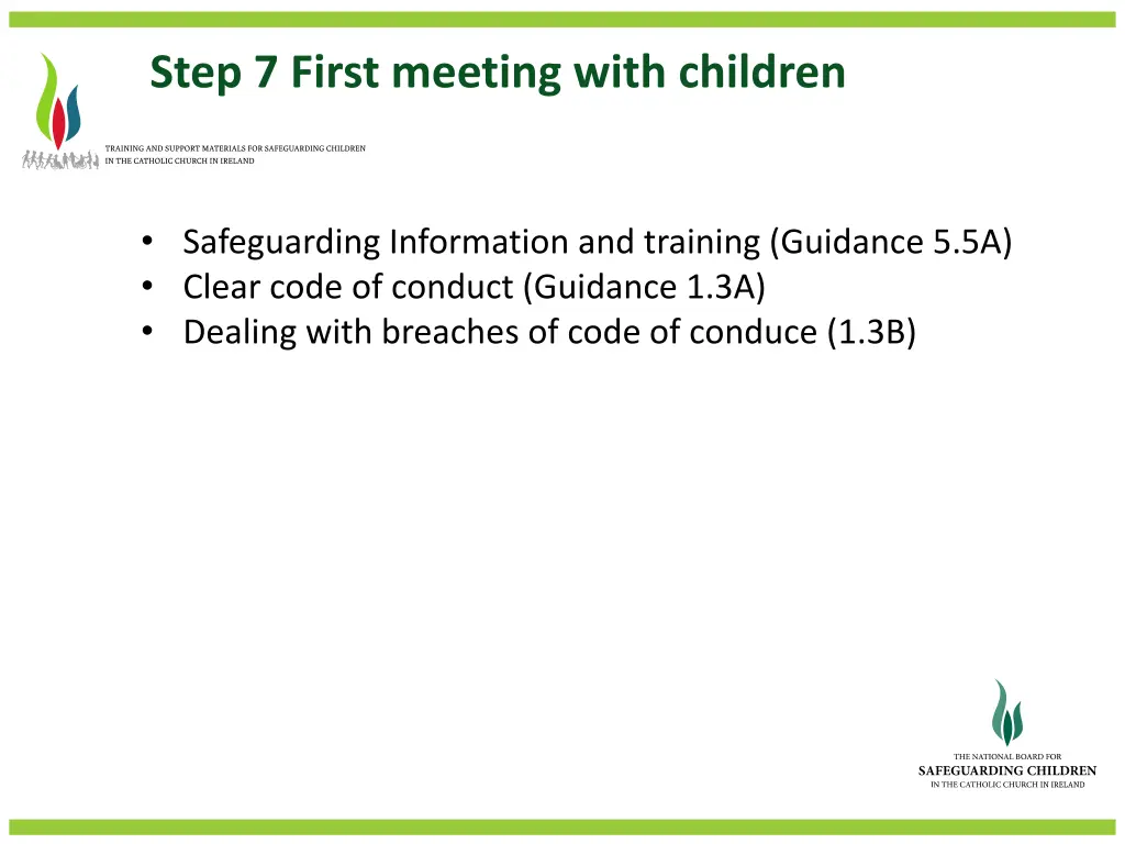 step 7 first meeting with children