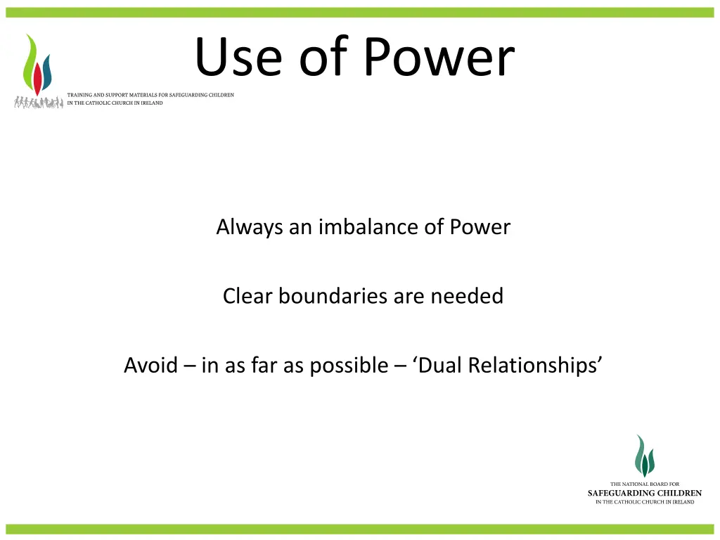 use of power