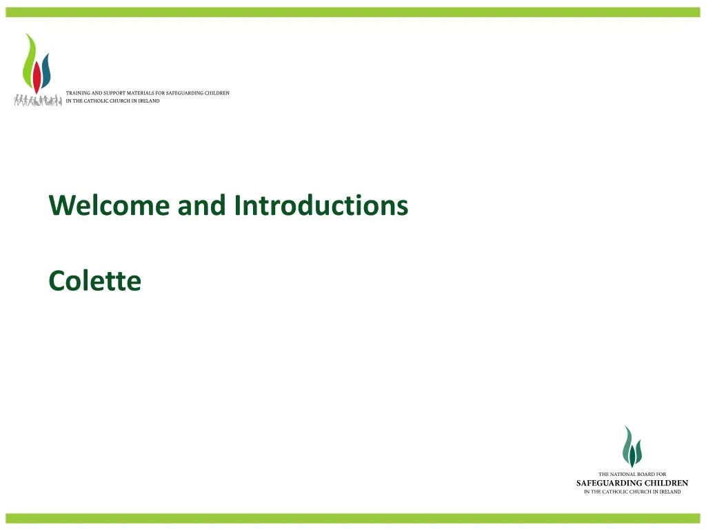 welcome and introductions