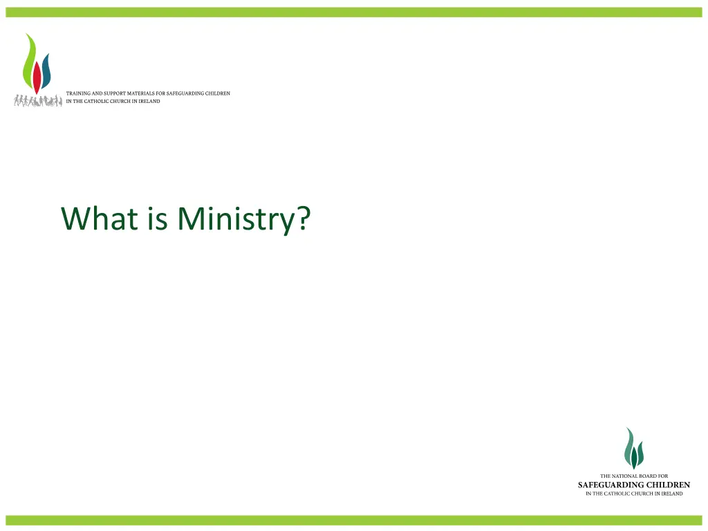 what is ministry