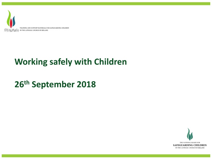 working safely with children