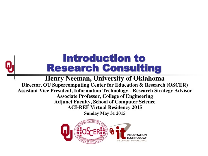 introduction introduction to research consulting