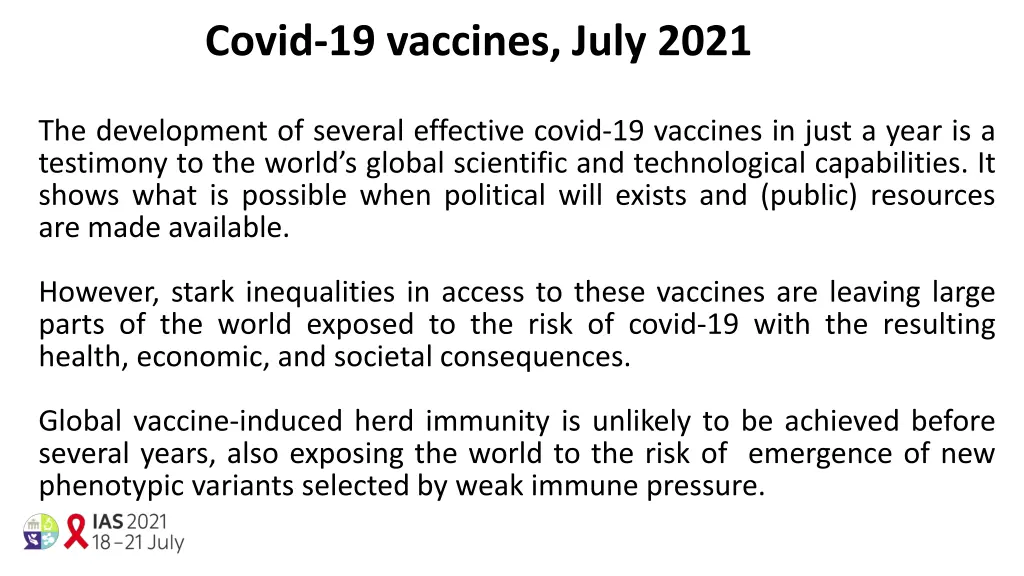 covid 19 vaccines july 2021