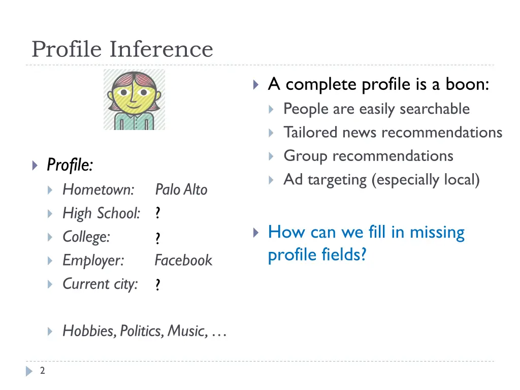 profile inference