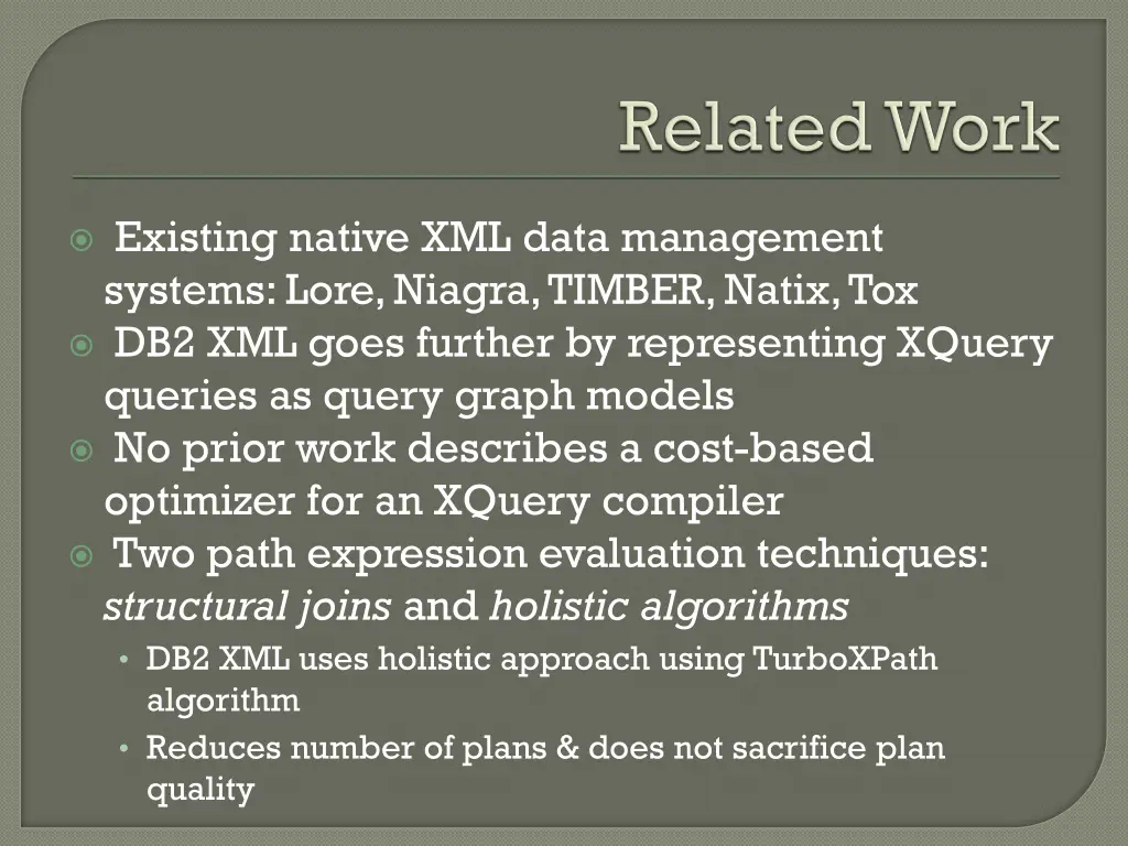 existing native xml data management systems lore