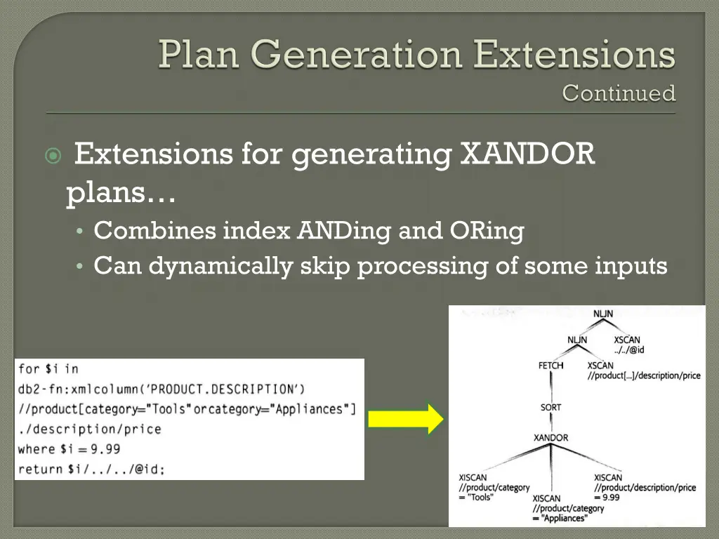 extensions for generating xandor plans combines