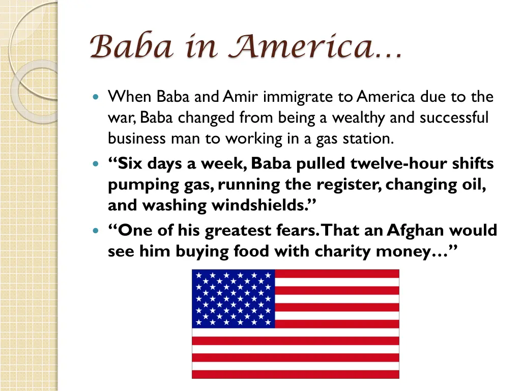 baba in america