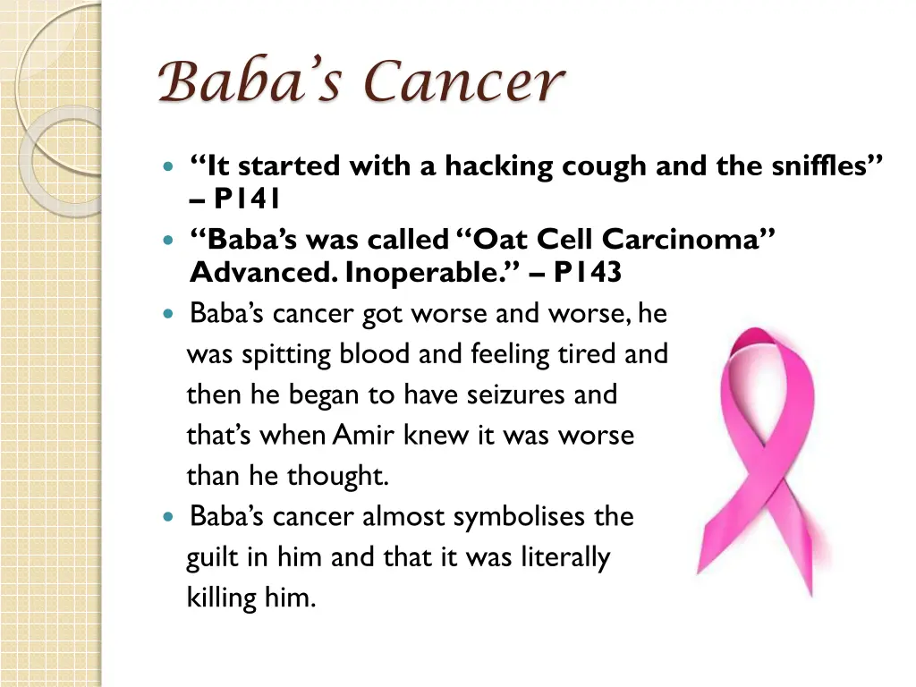 baba s cancer