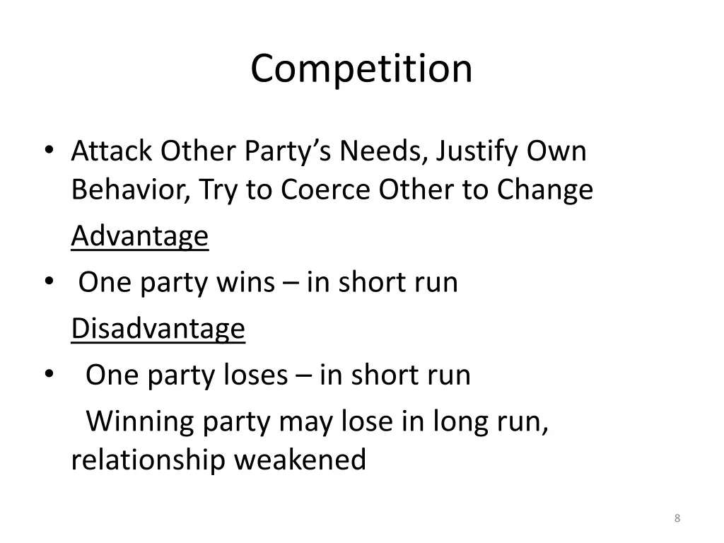 competition