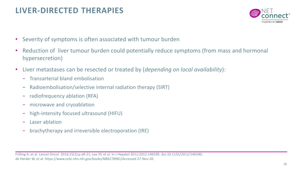 liver directed therapies