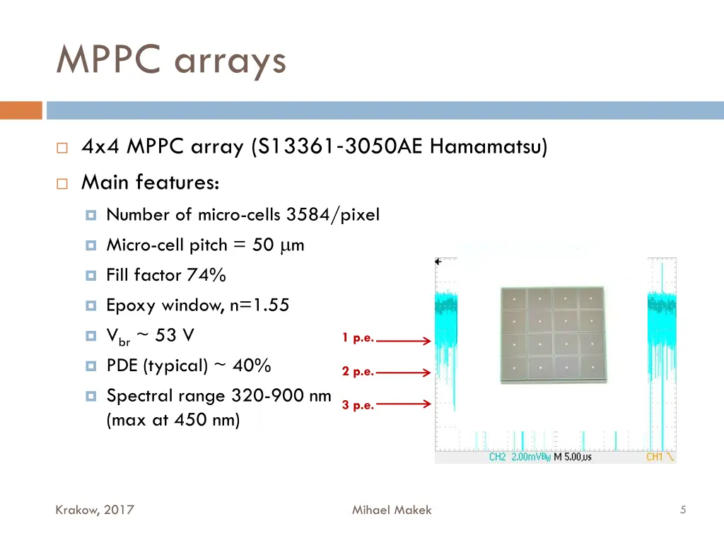 mppc arrays