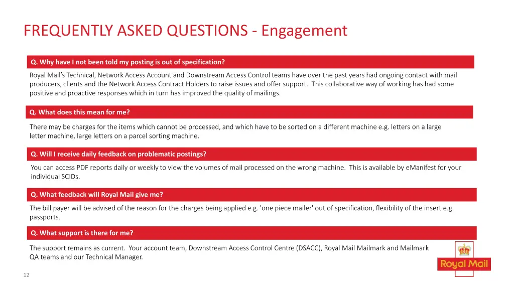 frequently asked questions engagement