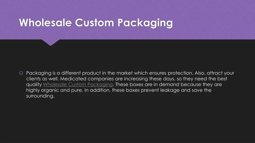 wholesale custom packaging 1