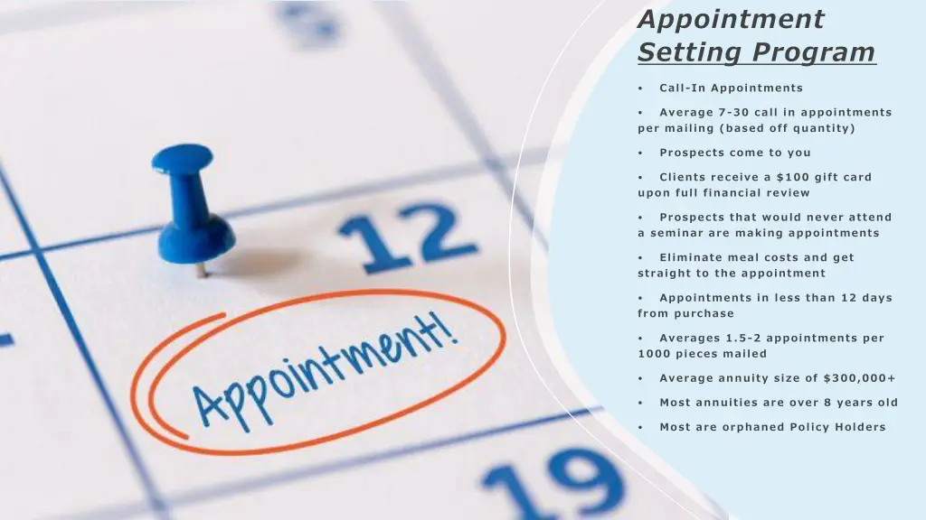 appointment setting program