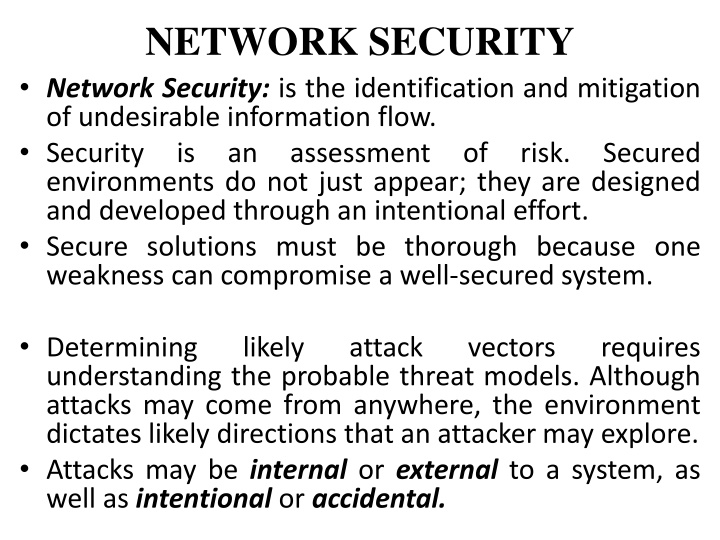 network security network security