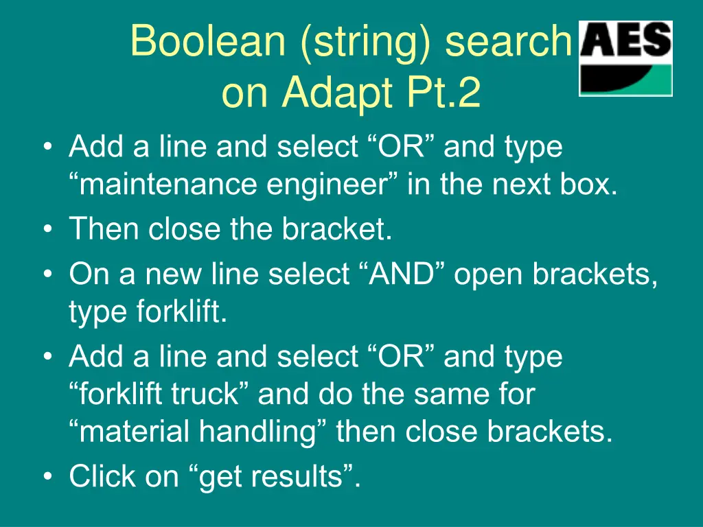 boolean string search on adapt pt 2 add a line