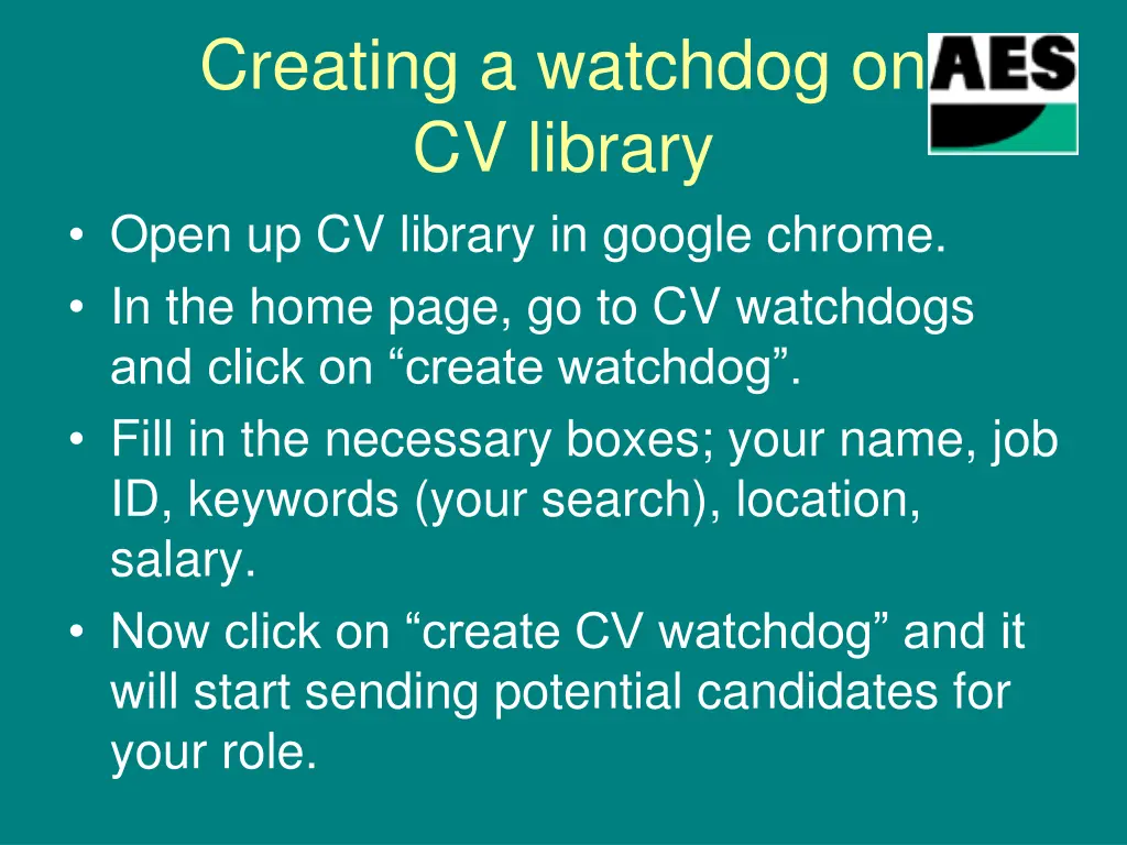 creating a watchdog on cv library open