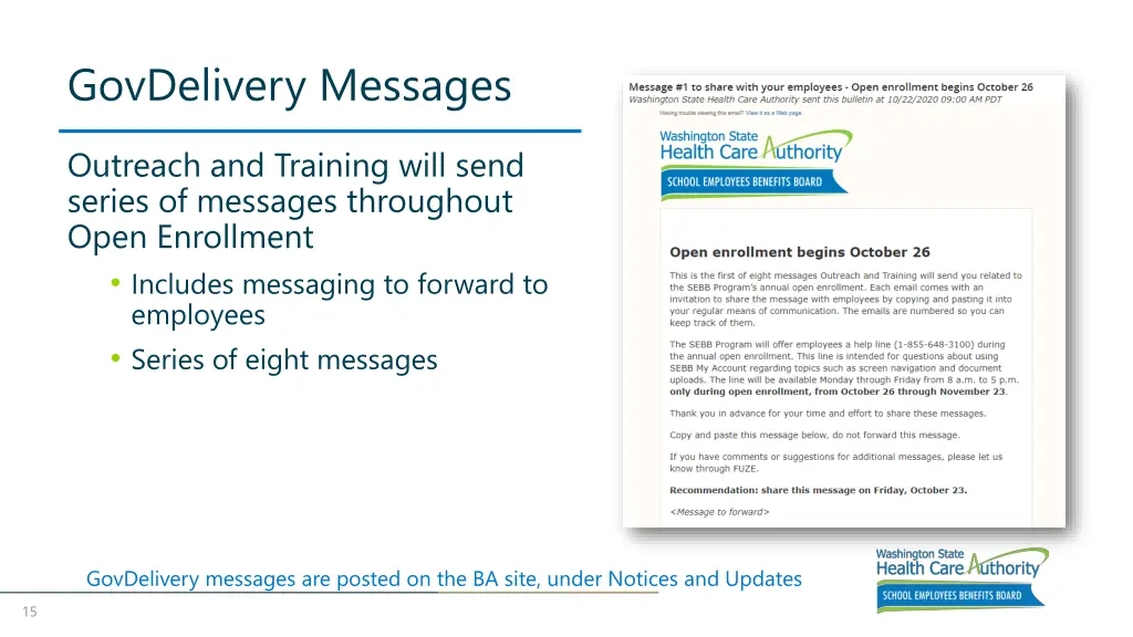 govdelivery messages