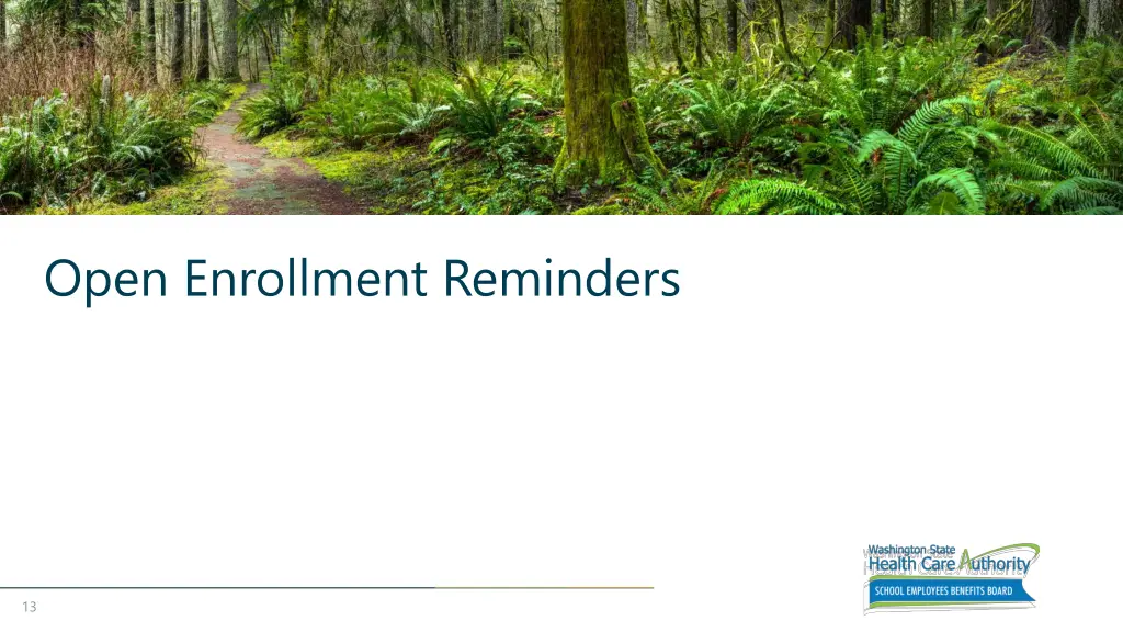 open enrollment reminders