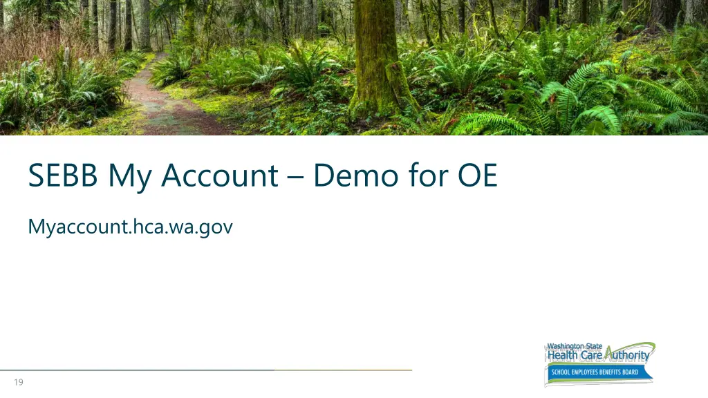 sebb my account demo for oe