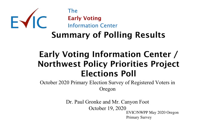 the early voting information center summary