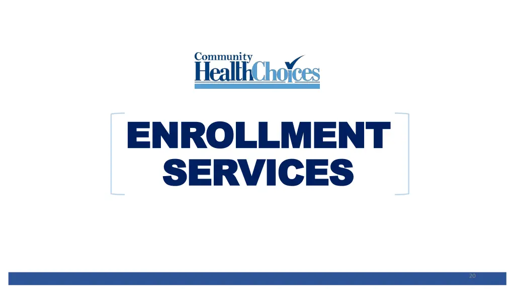 enrollment enrollment services services