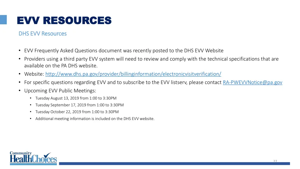 evv resources evv resources