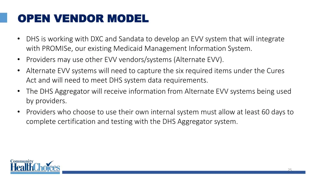 open vendor model open vendor model