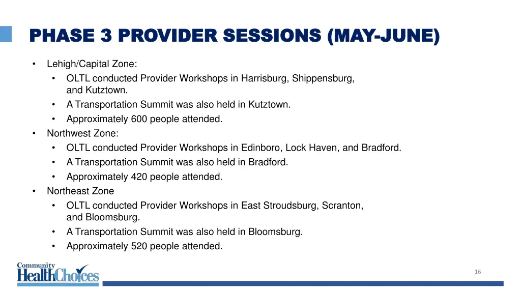 phase 3 provider sessions may phase 3 provider