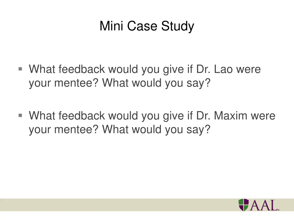 mini case study 1